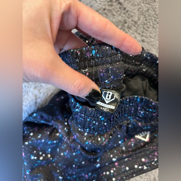 Boys Black Speckled Shorts - Picture 4 of 4